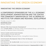 Innovating the Green Economy